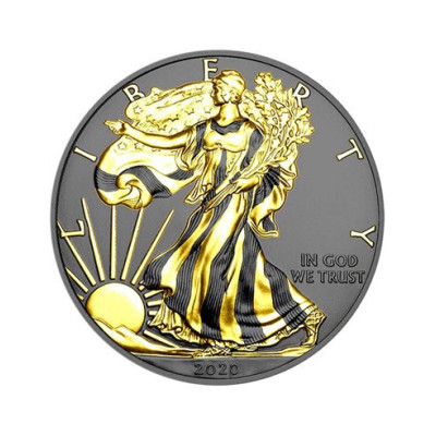 Gilded Silver Eagle (2020) – 1 uncia – ezüst gyűjtői érme